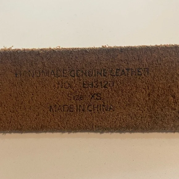 VTG White and Multi Color Ed Hardy Logo Leather Belt with rhinestones & studs ๐ฉ - Picture 14 of 16